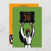 30e verjaardag van de uitnodiging van de partij bi (Voorkant / Achterkant)