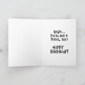 30e verjaardag van de zoon kaart (Binnen)