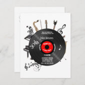 30e verjaardag van Musical Instruments Fun Kaart (Voorkant / Achterkant)