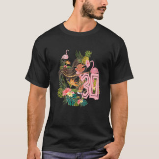 30e verjaardag van Tiki Pool Summer Hula Hawaiian T-shirt