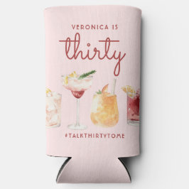 30e verjaardag Waterverf Cocktail Koelboxxen