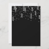 30e verjaardag Zebra print ballonnen met Confetti Kaart (Achterkant)