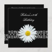 30e verjaardag zwarte witte ventilator geel kaart (Voorkant / Achterkant)