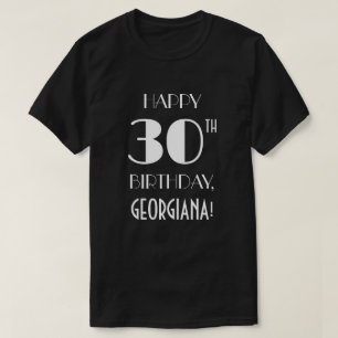 30e verjaardagsfeest - Art Deco Geïnspireerd Look T-shirt