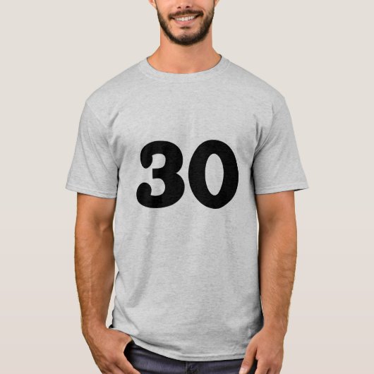 30e verjaardagsfeestje T-shirt (Voorkant)