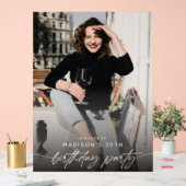 30ème anniversaire de la fête Photo Script Typogra (Mariage)
