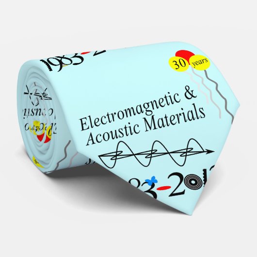 30ème Cravate de logo d'anniversaire (Roulé)