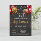 30ème Invitation Red Black Gold (Debout devant)