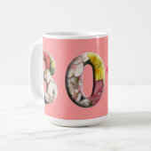 30ème jalon floral Mug personnalisé (Devant gauche)