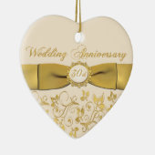 30ème Ornement de Noël d'anniversaire de mariage (Droite)