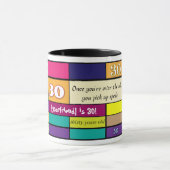 30ème Tasse d'anniversaire (Centre)