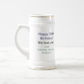 30ème Tasse d'anniversaire customisée (Gauche)