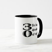 30s Meilleure Décennie 30e Anniversaire Mug (Devant droit)