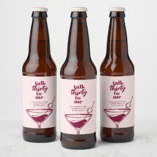 30ste verjaardag Cocktail Party Bier Etiket