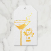 30ste verjaardag Cocktail Party Cadeaulabels (Voorkant)