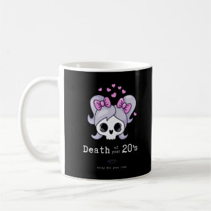 30ste verjaardag, "Death of your 20s" schattig gra Koffiemok