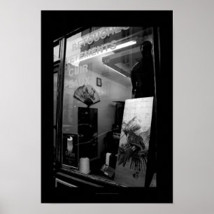 30ter Rue Gassendi Paris Black White Poster2 Poster