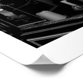 30ter Rue Gassendi Paris Zwart Wit Poster 1 (Hoek)