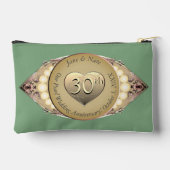 30th/12th Pearl Bruiloft Jubileum Etui (Achterkant)