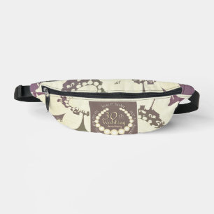 30th/12th Pearl Floral Print Cut Naaizak Heuptasje