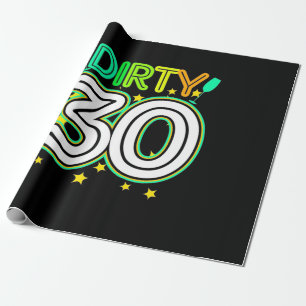 30th Birthday Happy 30th Birthday Cadeaupapier