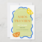 30th Birthday Mexican Party Invitation (Devant)