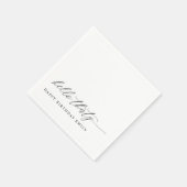 30th Birthday Party Hello 30 Modern Milestone Servet (Hoek)