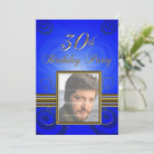 30th Birthday party Invitation Kaart (Staand voorkant)
