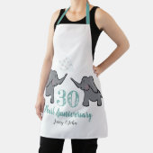 30th parel bruiloft jubileum schattig olifant scho schort (Insitu)