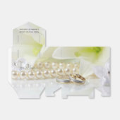 30th Pearl Wedding Jubileum St.Joseph Lily Bedankdoosjes (Uitgevouwen)