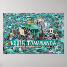 30x20 Print - The Streets of North Tonawanda NY