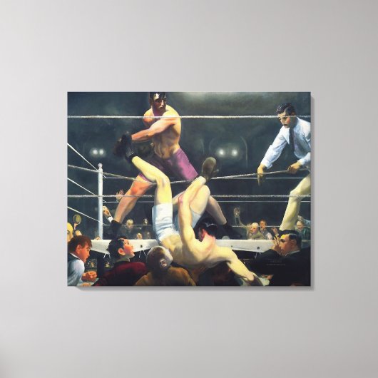 30x24 Art Sports Boxing 1924 Canvas (Voorkant)