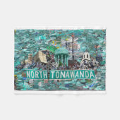 30x40 Fleece Blanket - Streets of NT  (Voorkant (Horizontaal))
