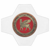 [310] Assyrian Winged Bull - Gold Lamassu Voetbal (Enkel)