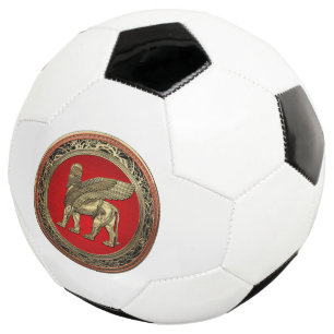 [310] Lion assyrien ailli - Lamassu d'or