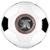 [310] Taureau ailé assyrien - Lamassu argenté (Tourné)