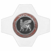 [310] Taureau ailé assyrien - Lamassu argenté (Plat)