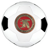 [310] Taureau ailé assyrien - Lamassu d'or (Tourné)