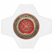 [310] Vegvisir - Viking Gold Magic Runic Compass (Plat)