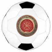 [310] Vegvisir - Viking Gold Magic Runic Compass (Devant)