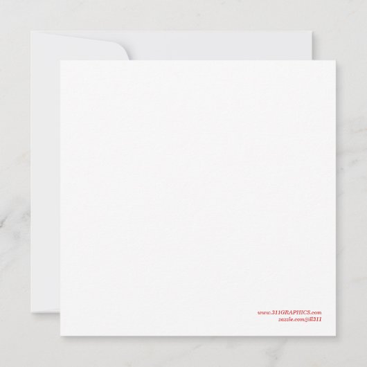 311 Afgestudeerde met hoogste eer in turquoise afs Aankondiging (Achterkant)