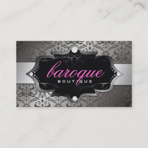 311-Barokke Boutique   Zoete roze Visitekaartje