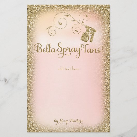 311 Bella Spray Tan Flyer (Voorkant)
