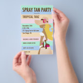311 Bikini Girl Spray Tan Feest Flyer (Hand)