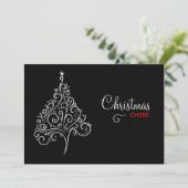 311-Black et invitation de Noël blanc (Debout devant)