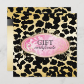 311-Bodacious Boutique Golden Leo Gift Certificate (Voorkant / Achterkant)
