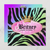 311 Bodacious Zebra Amethyst Rainbow Kaart (Voorkant / Achterkant)