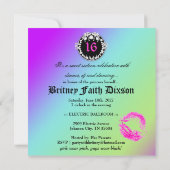 311 Bodacious Zebra Amethyst Rainbow Kaart (Achterkant)