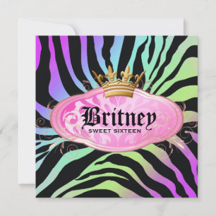 311 Bodacious Zebra Amethyst Rainbow Kaart