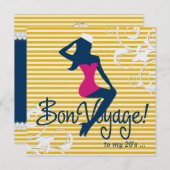 311 Bombshell Silhouette Nautical BlueTheme Kaart (Voorkant / Achterkant)